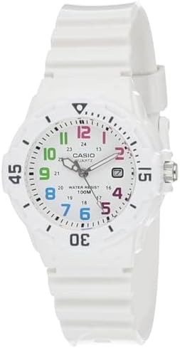 Casio LRW200H-7B Women's Dive Surf Series Sports White Dial White Strap Date Watch