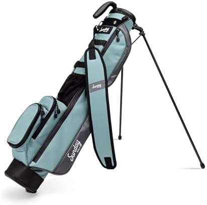 Sunday Golf Loma Bag - Lightweight Golf Bag with Strap and Stand – Easy to Carry Pitch n Putt Golf Bag – Stand Bag for The Driving Range, Par 3 and Executive Courses, 31 Inches