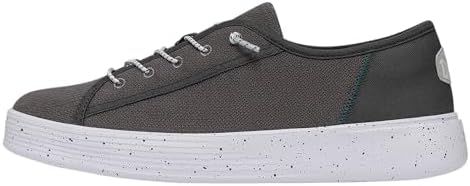 Hey Dude Men's Cody Sport Mesh Charcoal Size 4 | Men's Shoes | Men's Slip On Sneakers
