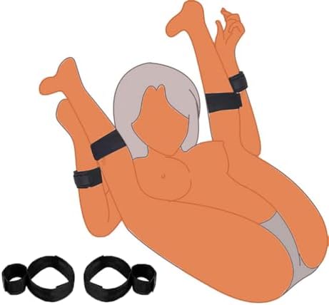 Bdsm Sex Bondage Restraints Kit Toys Set Restraints for Ankles and Wrists Bar Bed Restraint Straps for Adult Play Queen Sized Bed Sex Handcuffs Hand Cuff Bracelets Set for Women Adults Bedroom Sweater