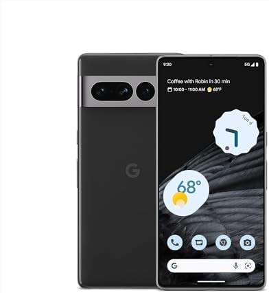 Google Pixel 7 Pro - 5G Android Phone - Unlocked Smartphone with Telephoto/Wide Angle Lens, and 24-Hour Battery - 128GB - Obsidian