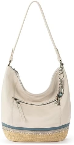 The Sak Sequoia Hobo Bag - Premium Large Leather Women's Handbag for Everyday & Travel - Durable Purse With Zipper Pocket