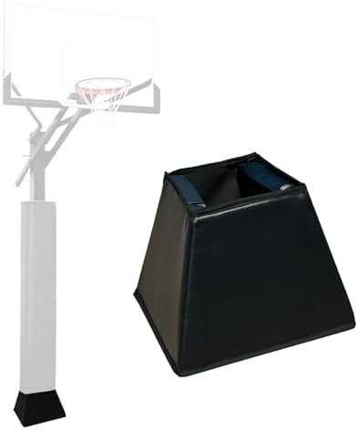 Base Padding Basketball Square Base Pads Heavy Duty Base Padding Square Pad Outdoor Fits 4"x4", 5"x5", 6"x6",6"x8", 8"x8" Bases Waterproof UV-Resistant Durable Protection Pad