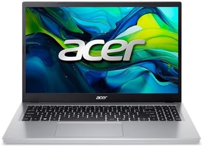 Acer Aspire Go 15 AI Ready Laptop | 15.6" FHD (1920 x 1080) IPS Display | Intel Core 3 Processor N355 | Intel Graphics | 8GB DDR5 | 128GB UFS | Wi-Fi 6 | Windows 11 Home in S Mode | AG15-32P-39R2