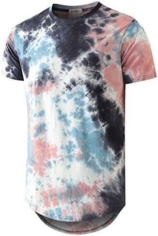 YININF Mens Hipster Hip Hop Short Sleeve Print T-Shirt