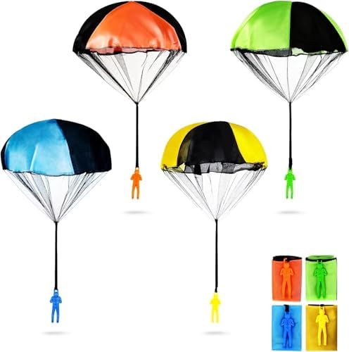 PGXT Parachute Toy, Throwing Army Toy Parachute, Outdoor Children's Flying Toys, Unique Boy & Girl Easter Gifts