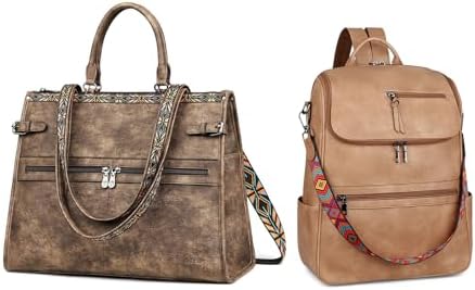 FADEON Laptop Bag and Laptop Backpack for Women