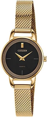 Citizen Quartz Womens Watch, Stainless Steel, Classic, Gold-Tone (Model: EZ7002-54E)