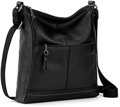 The Sak Lucia Crossbody Bag in Leather, Convertible Purse with Adjustable Strap