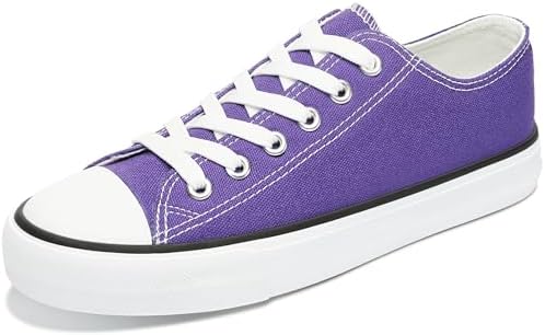 Obtaom Unisex Canvas Shoes Low Top Fashion Sneakers Slip on Walking Shoe