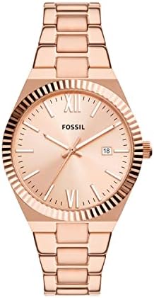 Fossil Scarlette Women's Sports Watch with Stainless Steel Bracelet or Genuine Leather Band