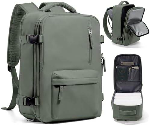 WONHOX Large Travel Backpack Carry on Flight Approved Laptop Work Business Backpack for Women Men Mochila de Viaje