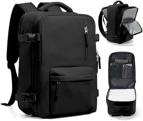 WONHOX Large Travel Backpack Carry on Flight Approved Laptop Work Business Backpack for Women Men Mochila de Viaje