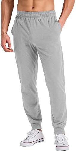 Hanes Originals Cotton Joggers, Jersey Sweatpants for Men with Pockets, 30" Inseam