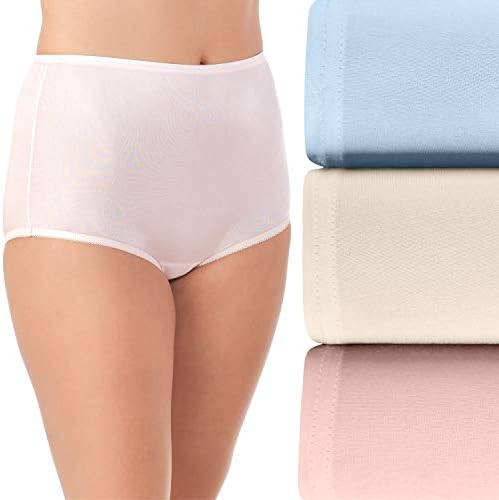 Vanity Fair Women's High Waisted Underwear, Full Coverage Ladies Panties, Perfectly Yours Briefs