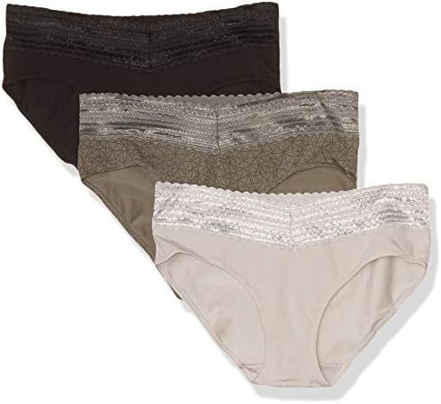 Warner's womens Blissful Benefits No Muffin 3 Pack Hipster Panties