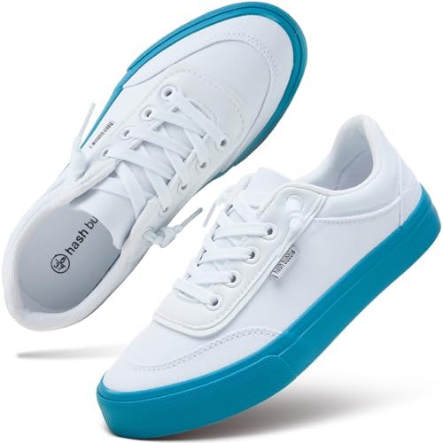 hash bubbie Unisex Slip on Sneakers Women's Canvas Sneakers Classic Non Slip Canvas Shoes Casual Tennis Shoes for Men