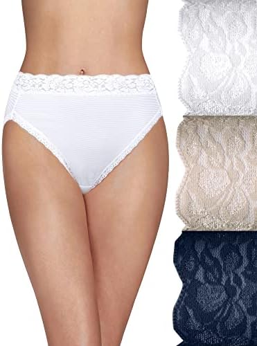 Vanity Fair Women’s Flattering Lace Panties: Lightweight & Silky with Superior Stretch