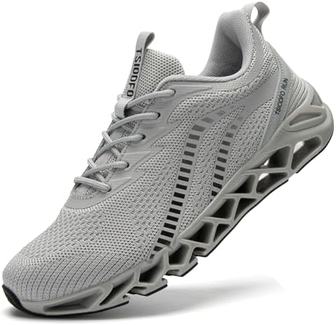 SKDOIUL Men Sport Running Shoes Mesh Breathable Trail Runners Fashion Sneakers