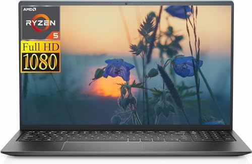 Dell 2023 Inspiron 15 3525 Laptop, 15.6" FHD Display, AMD Ryzen 5 5500U Processor up to 4GHz, 8GB RAM, 512GB SSD, AMD Radeon Graphics, Wi-Fi, Bluetooth, Windows 11 Home