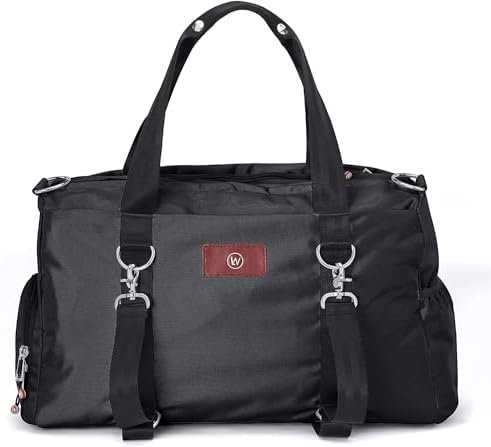 Gym Duffel Bag for Men or Women – Bag with Shoe, Laptop & Wet Compartment - Perfect Sports or Workout Shoulder Bag with Multiple Compartments – CrossFit, Yoga, Boxing - THE LUXX