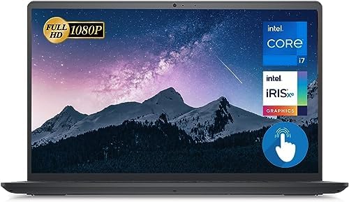 Dell Inspiron 15 3000 Series 3520 Laptop, 15.6" FHD Touchscreen, 12th Gen Intel Core i7-1255U, 32GB RAM, 1TB PCIe SSD, Webcam, HDMI, Wi-Fi 6, Windows 11 Home, Black
