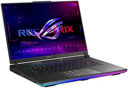 ASUS ROG Strix Scar 16 (2024) Gaming Laptop, 16” Nebula HDR 16:10 QHD 240Hz/3ms, 1100 nits, Mini LED Display, GeForce RTX 4080, Intel Core i9-14900HX, 32GB DDR5, 1TB SSD, Windows 11 Pro, G634JZR-XS96