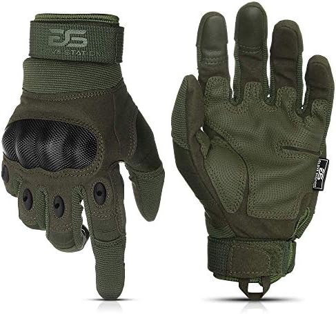 Glove Station - Tactical Shooting Hard Knuckle Gloves for Men and Woman with Touchscreen Fingers - Durable and Comfortable Hand-Gear for Outdoor Work Shooting and Hunting