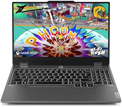 Lenovo LOQ Gaming Laptop - NVIDIA® GeForce RTX™ 4050 6GB - 15.6” FHD Display - AMD Ryzen 7 8845HS - 16GB RAM - 512GB SSD - Windows 11 Home, Luna Grey