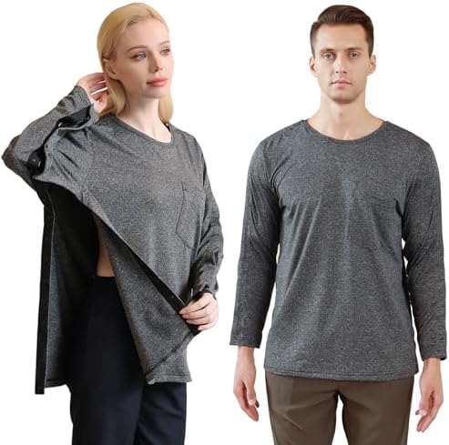 Uni-Sex Snap Post Shoulder Surgery Recovery Shirts