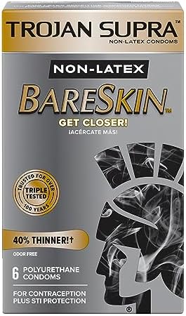 Trojan Supra Lubricated, 6 Count