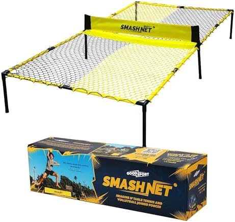 Outdoor Family Game - Sport Games for Adults and Family - Portable Volleyball/Table Tennis Net for Backyard & Parks, Quick Assemble and Durable, Epic Backyard Game for Kids and Adults