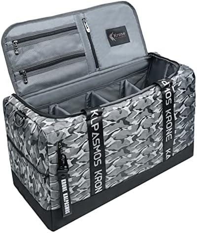 Sneaker Bag for Travel/Sneakerhead gift/Outdoor Sports Bag/Gym Bag /, A Multi-functional Travel Duffel Bag with 3 Adjustable Dividers, & Shoulder Strap,Made of Nylon, by Krone Kalpasmos-classic