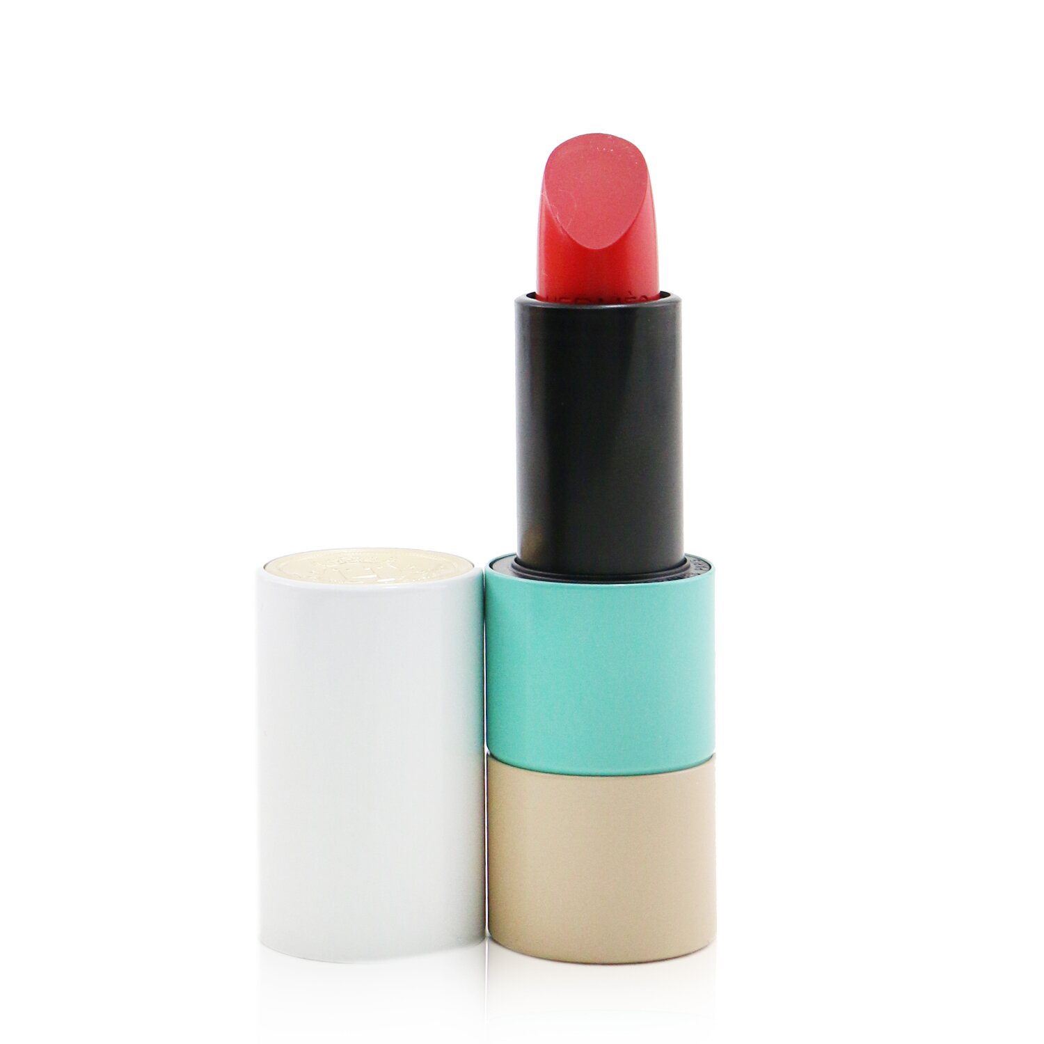 HERMES - Rouge Hermes Satin Lipstick (Limited Edition) - # 52 Corail Aqua (Satine) 3.5g/0.12oz