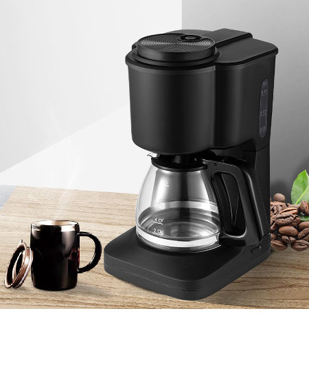 Portable Semi-Automatic Drip Coffee Maker Well-Sold Electric Household Appliance in French Langua