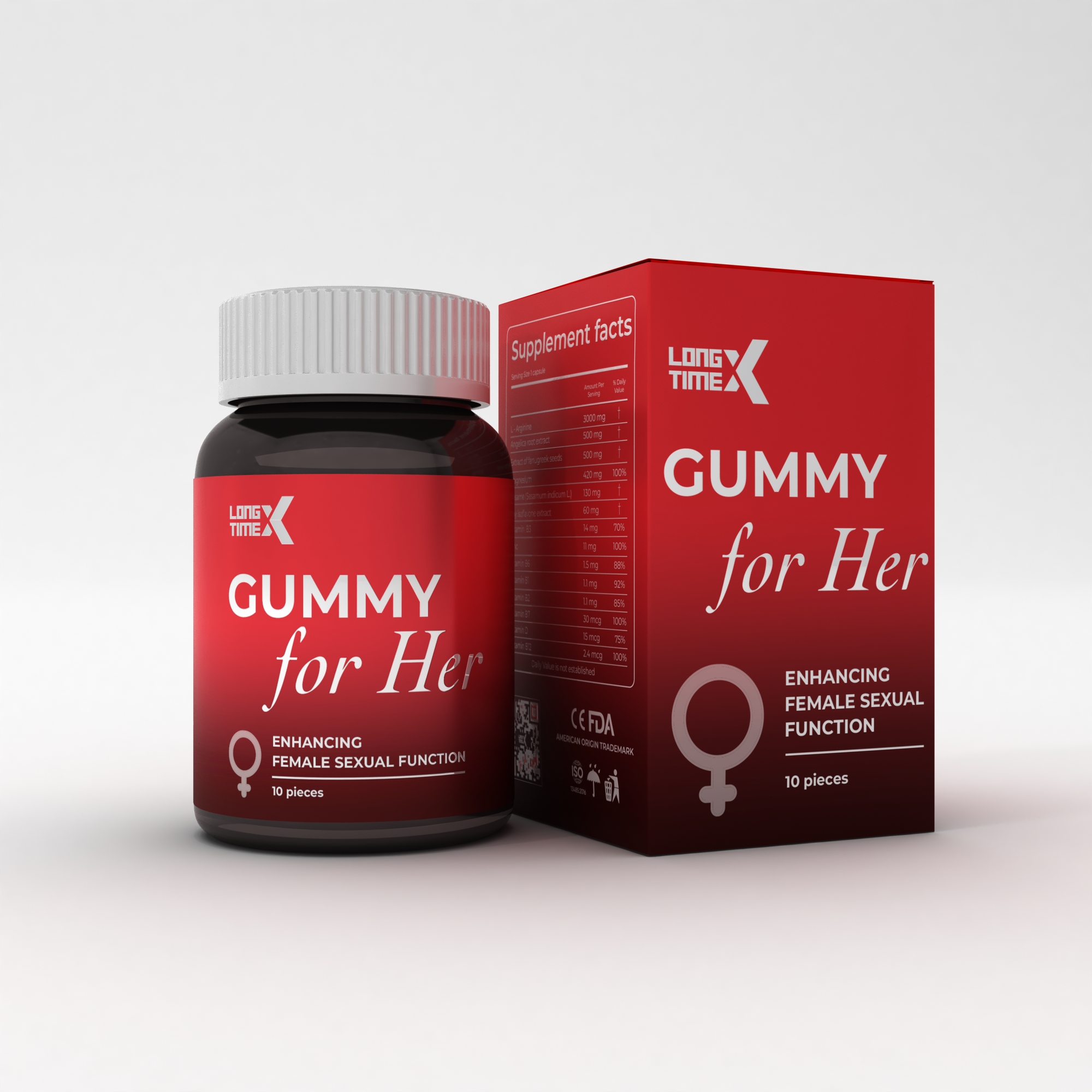 Best Selling Female Enhancement Gummies Herb-Infused Great Male Enhancement Function Wholesale New Packaging Opt for Health Care