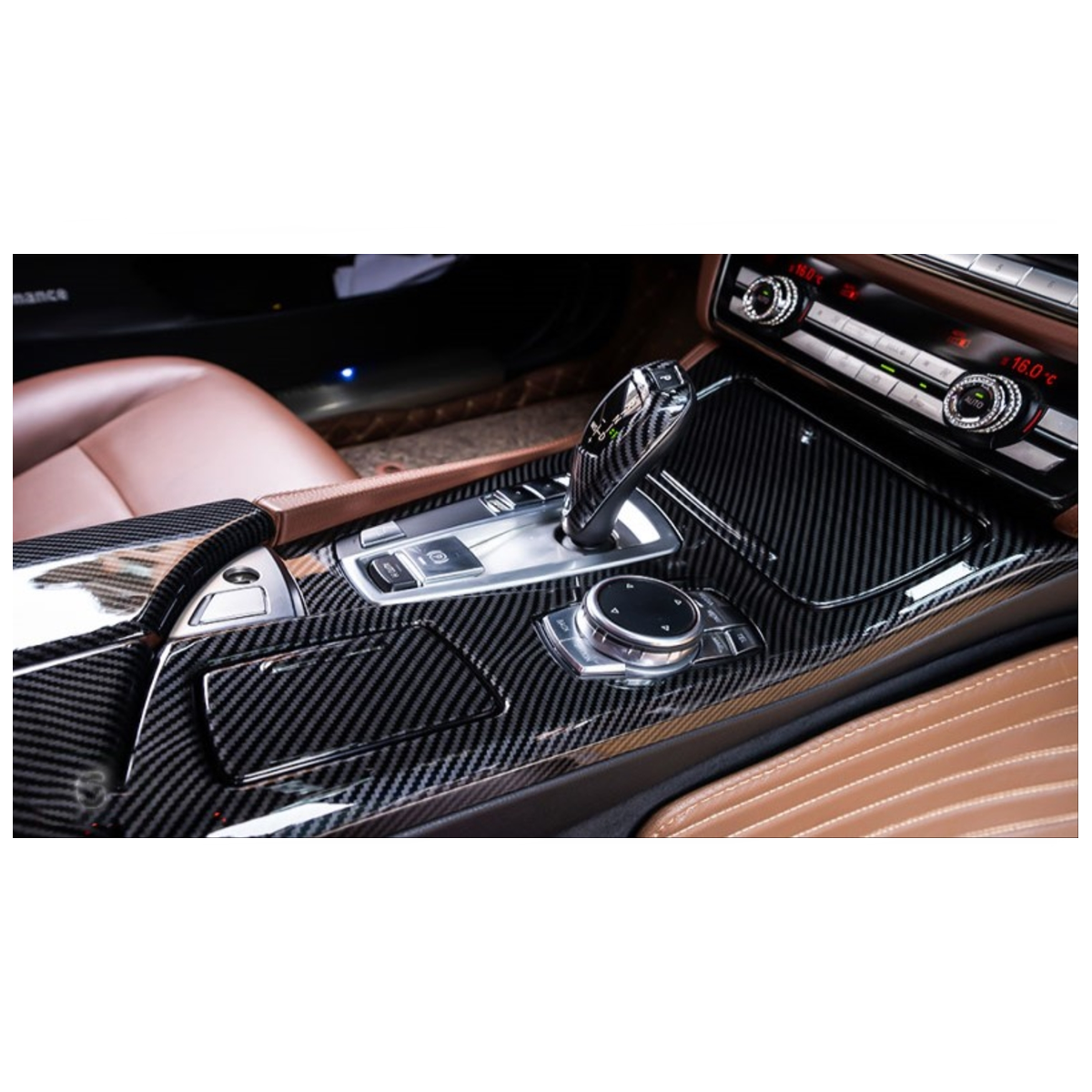 Gear Box Center Console Trim Cover Set Car Accessories Car Interior Accessory For Bmw 5 S F10 Interior Accessory Carbon Color 