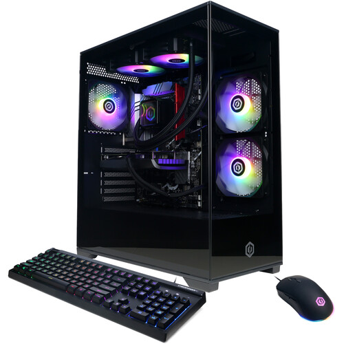 Super Sales Gamer Liquid Cool Desktop Computer (Black)