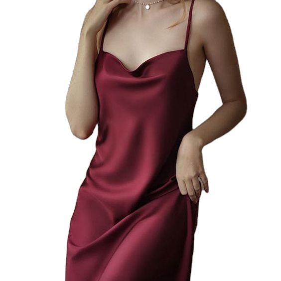 Sleeveless Baby Doll Women Girls Night Dress Lingerie Sexy Floral Print Sleepwear For 2021 Summer Silk Satin Night Wear Hot Suit 