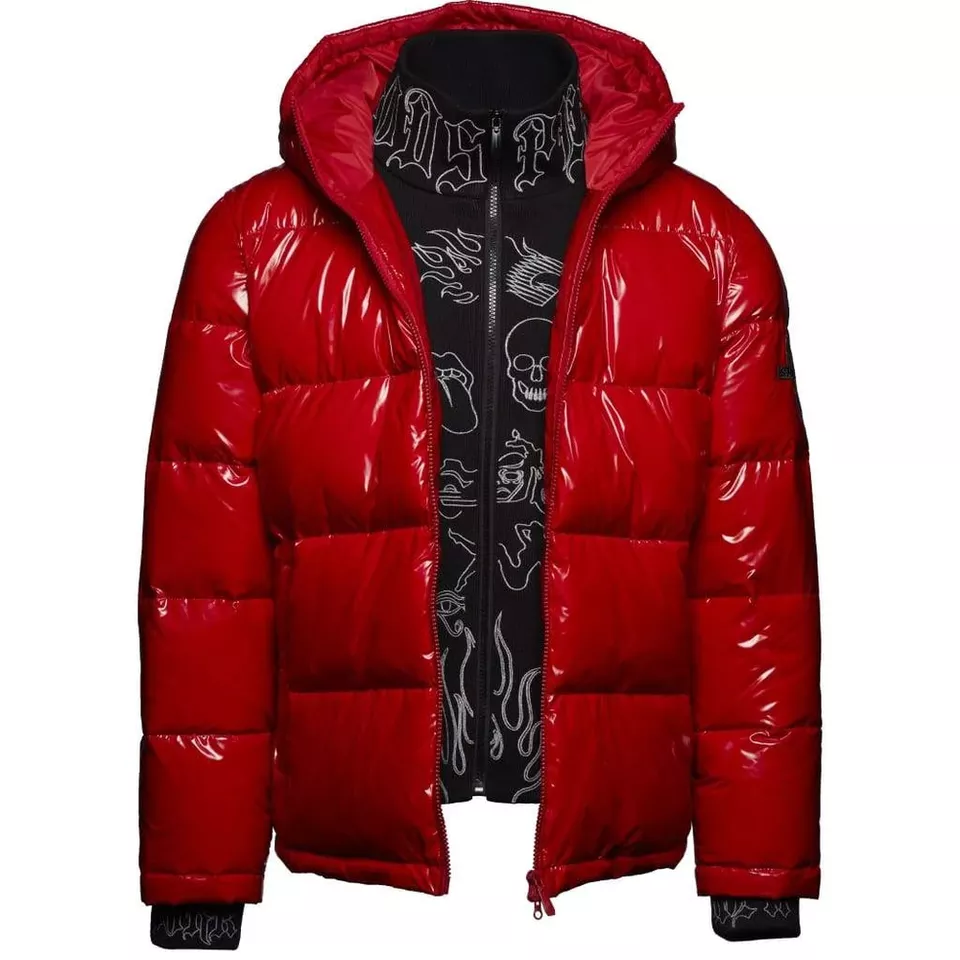 Pakistan No.1 Puffer Jackets Cold Weather Winter Red Bubble Puffer Coat Men Down Jackets Casual Style Outdoor Mens Puffer Jacket 