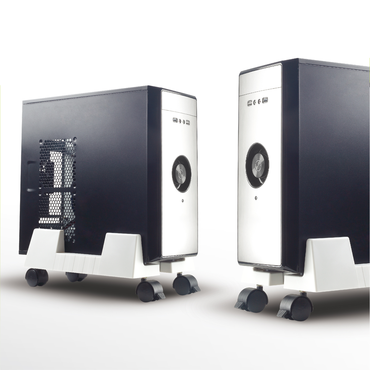 Expands 150 To 255 Mm Computer Accessories Plastic Cpu Stand 