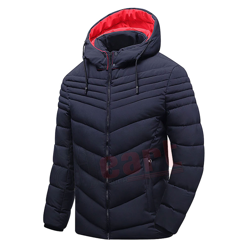 Puffer Jackets Cold Weather Winter Red Bubble Puffer Coat Men Down Jackets Casual Style Outdoor Men&#39;s Puffer Jacket 