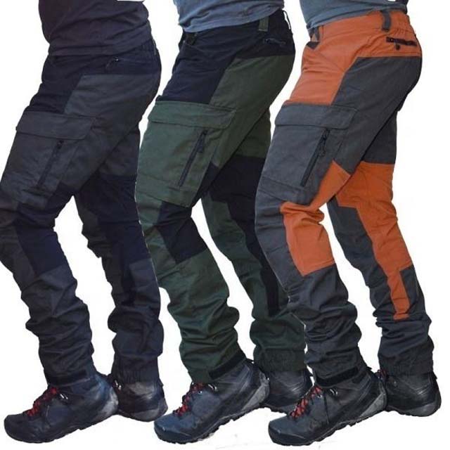 High Quality Men Multi-pockets Work Wear Trousers Waterproof Quick Dry Casual Pants Men Style Trousers Tactical Cargo Work Pant 