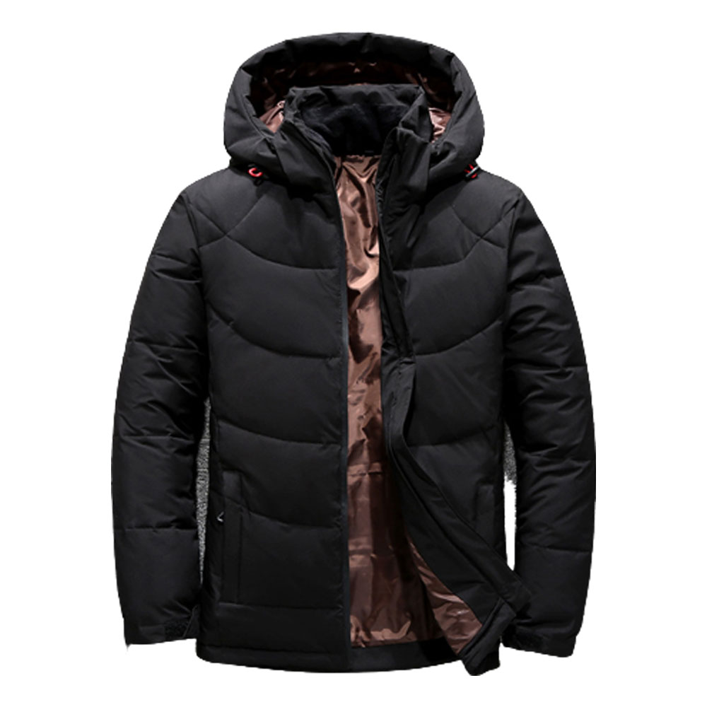 Men&#39;s Down Jacket Warm Hooded Casual Men Winter Puffer Jacket Cold Coat Male Overcoat Clothing Parkas Doudoune Windbreaker 2022 