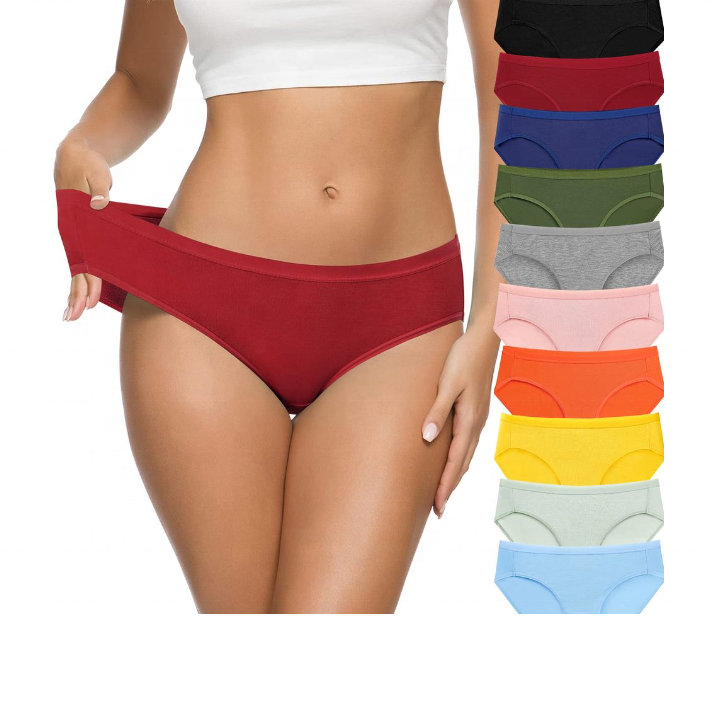 Women's Panties Mid-Rise Female Underpants Breathable Panties for Women Comfortable Women's Underwear From BD