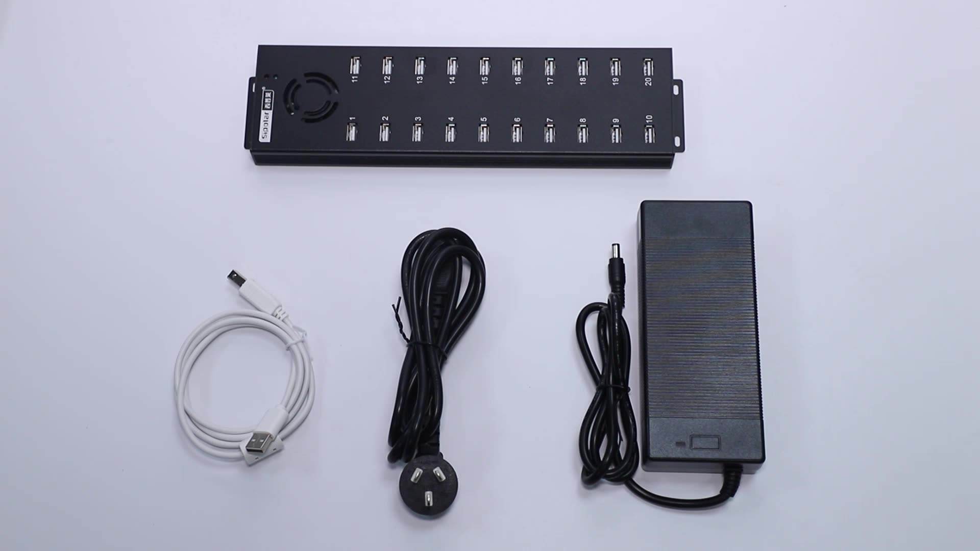 Multiport Usb Data Hub Fast Charging Station 20 Port Usb 2.0 Hub For Multiple Devices Computer Hardware &amp; Software 