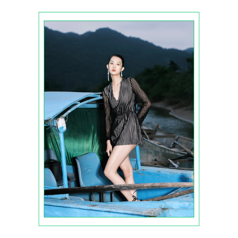 New Design Women'S Clothing Dresses Split Neck Women'S Clothes Xavia Midi Dress Cupro Fabric Whiteant Vietnam Local Brand