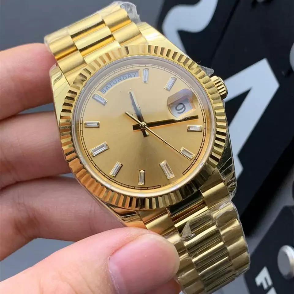 Free Shipment Top Quality Luxury Watch For Men 3255 Mechanical Watches 40mm Day Date For Men Automatic Mechanical Watches 