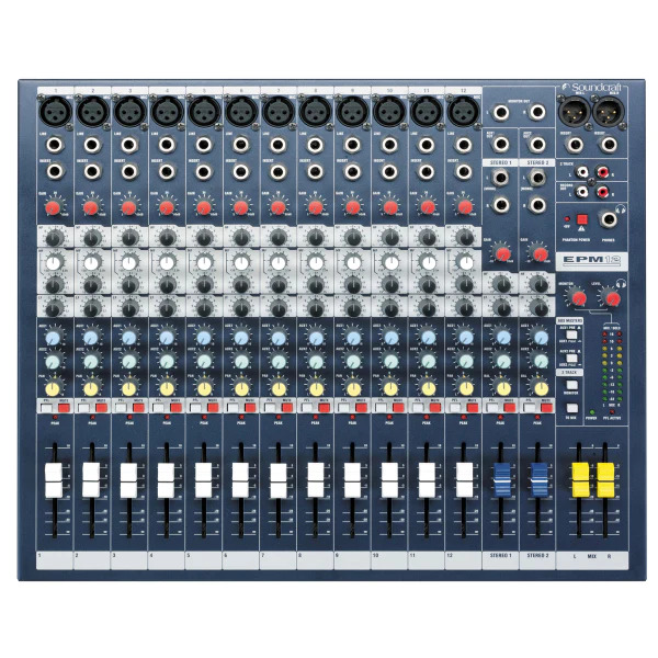 Super Sale New Soundcraft Epm12 High-performance 12-channel Audio Mixer 