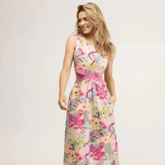 Beautiful Designer Wholesale Clothing Women Clothing Ladies Elegant Long Dresses Women Maxi Casual Ladies Boho Floral Dress